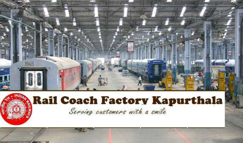 rail coach factory kapurtala invited apprenticeship program