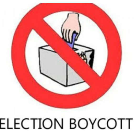 Election boycott