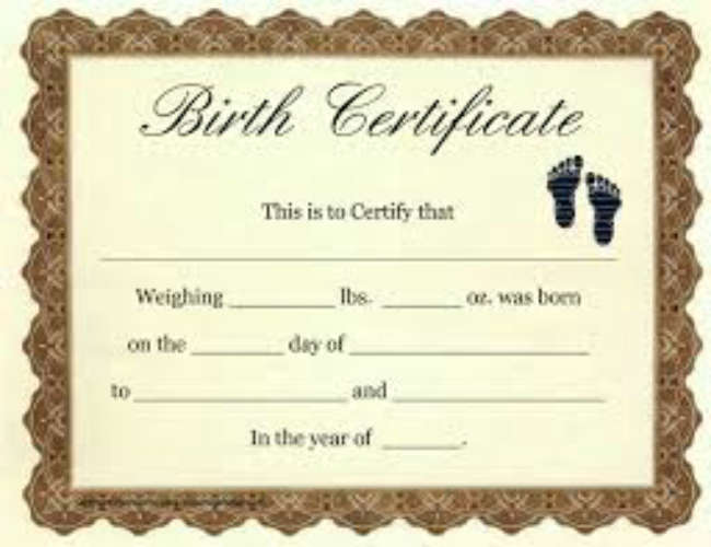The parents' religion should also be recorded in the birth registration