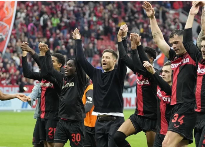 
Xabi Alonsos Bayer Leverkusen win first Bundesliga title