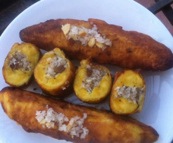 Fruit filled and fried