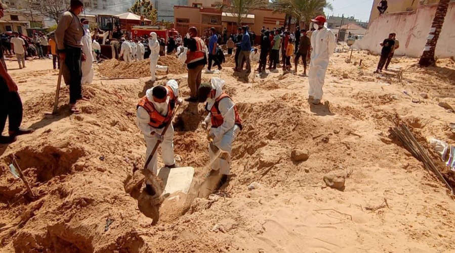 Mass grave with 50 bodies found in Khan Younis