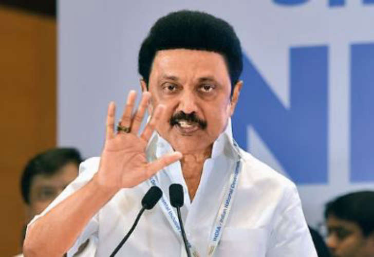 MK Stalin Criticizes Doordarshan Logo Changed issue