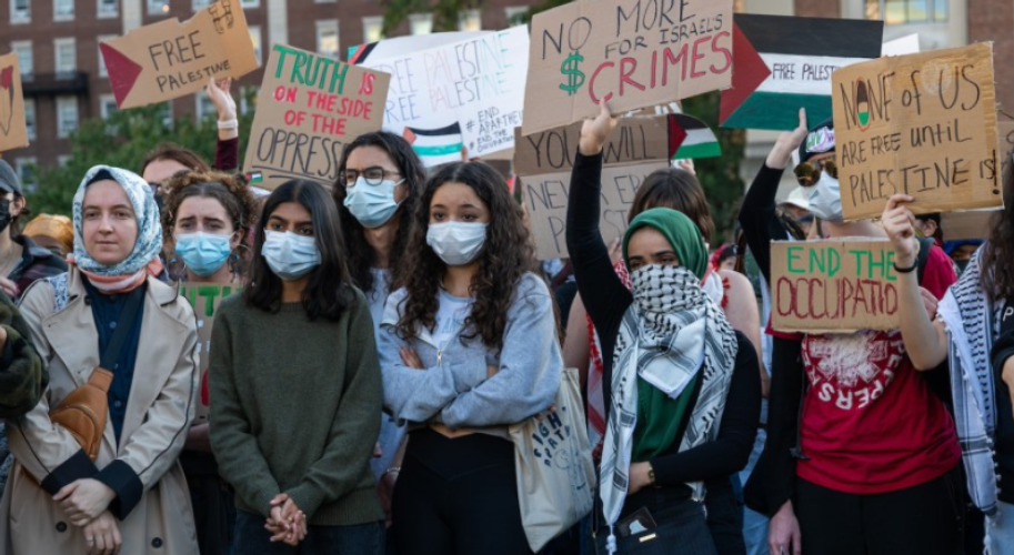 Columbia University sued for suspending student groups over pro-Palestine protests