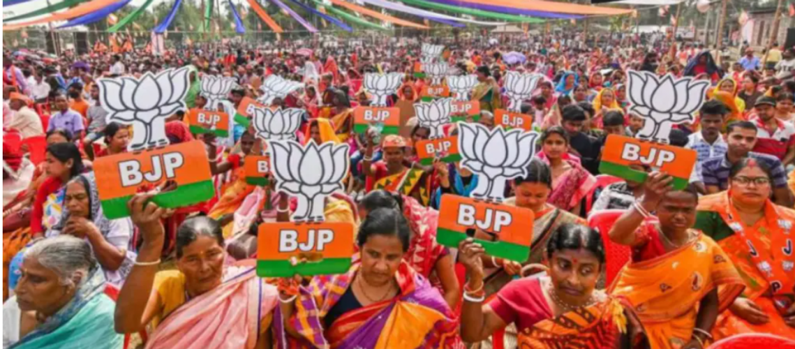 
bjp spent morethan  100 crore on ads