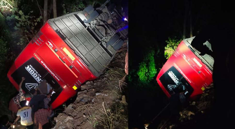 kozhikode bus accident one death and many injured