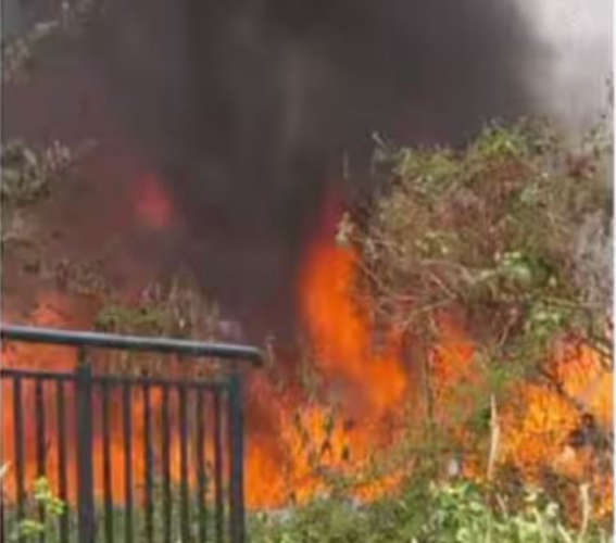 thrissur-chalakudy-indoor-stadium-garbage-collection-centre-fire