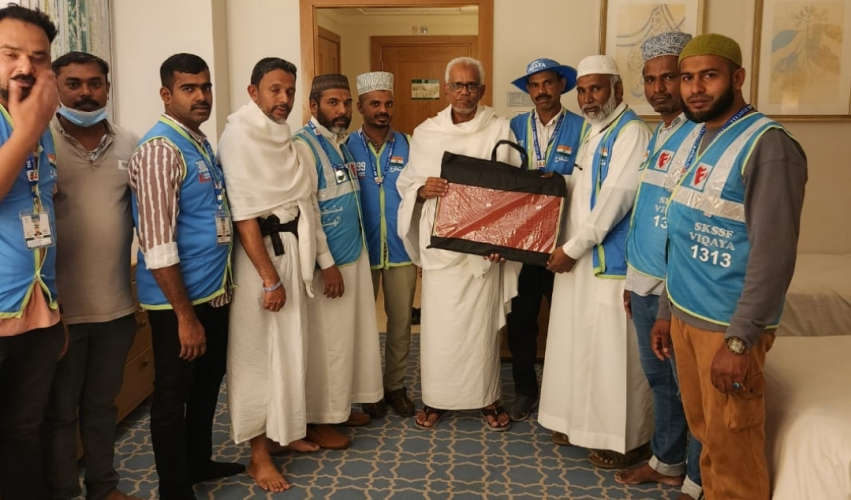 Sys hajj teams in makkah, viqaya reception 