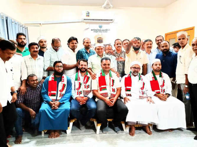 Kannur district KMCC organized Hajj send off meeting
