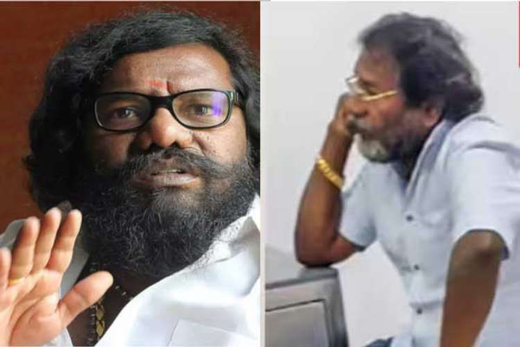 actor karunas arrested in chennai international airport