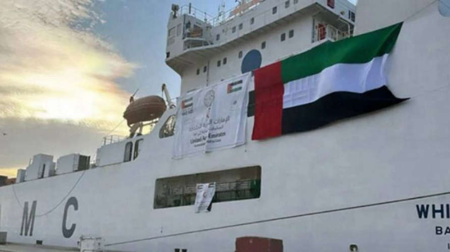 UAE's new aid ship leaves for Gaza Strip
