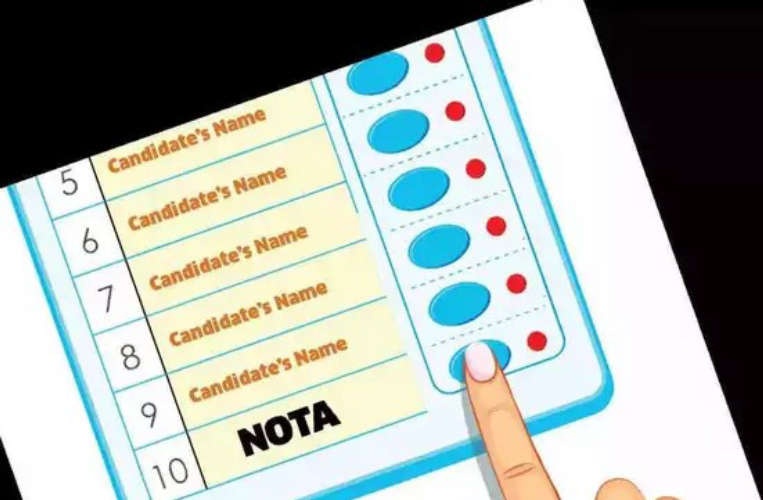 NOTA won more than two lakh votes in Indore