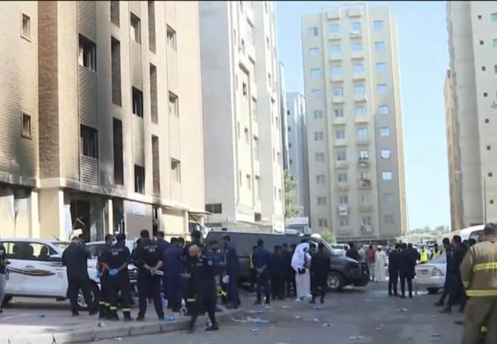 kuwait fire death toll rise to 30 update