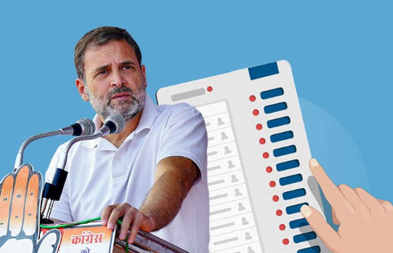 Rahul Gandi against evm