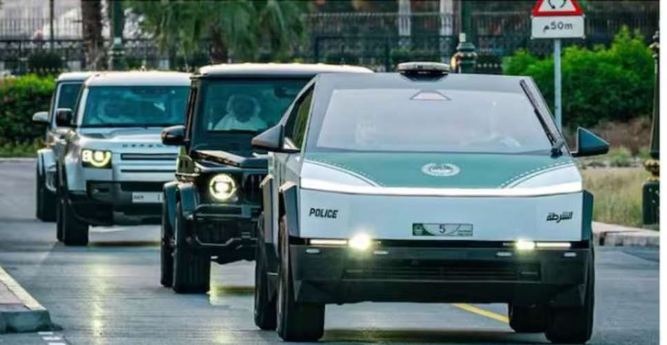 Tesla Cybertruck will now patrol Dubai Police
