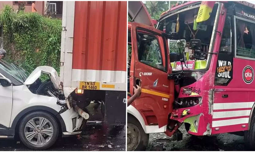 many injured in an accident at karimba palakkad