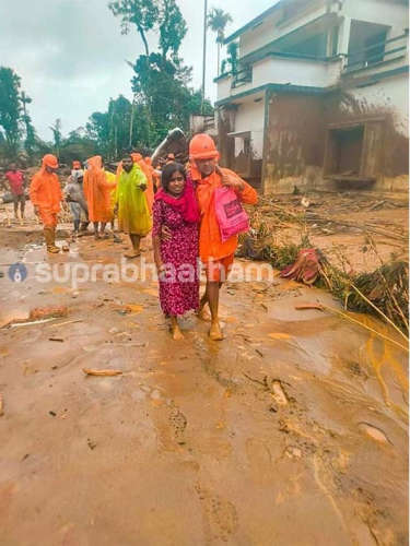 NDRF team with rescue operation