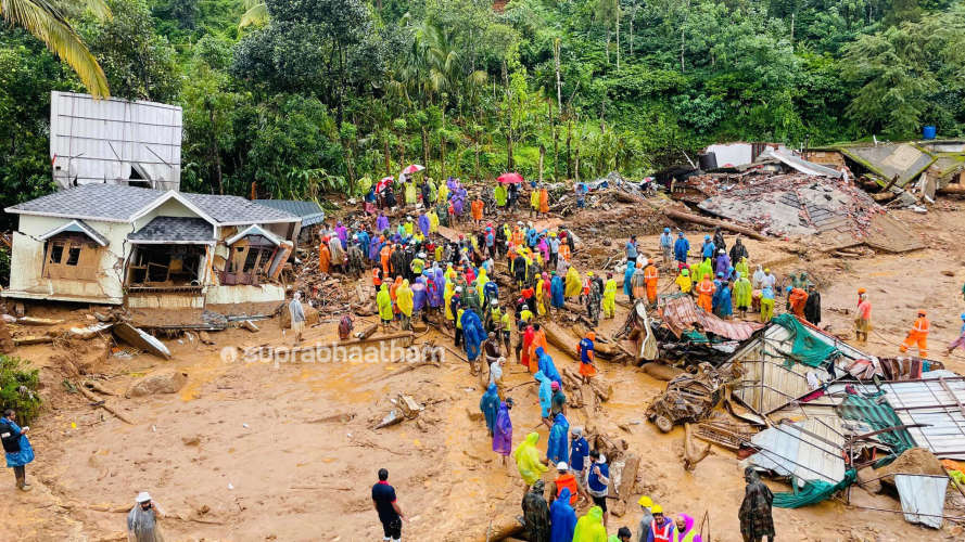 Wayanad Landslide in Chaliar and Ulvan parallel search