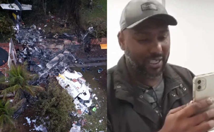 man who escaped from brazil flight crash 