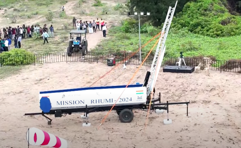 Space Zone India Launches Reusable Hybrid Rocket Rumi with Student Participation