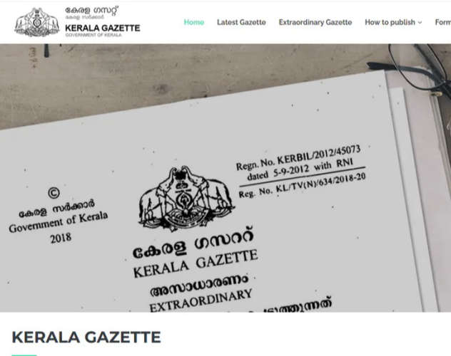 Kerala Government Allows Name Change in Marriage Certificates After Gazette Notification