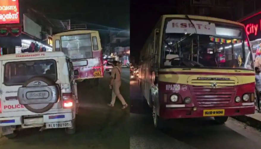 Nudity display on girl in KSRTC bus The youth was arrested