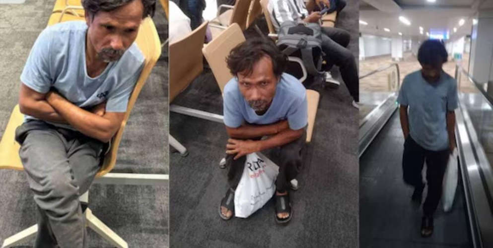 The expatriate roamed inside the Riyadh airport for six days