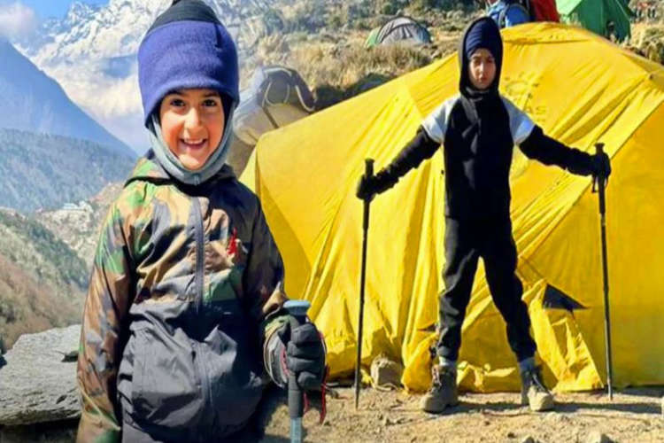 A five-year-old boy has climbed the Kilimanjaro peak