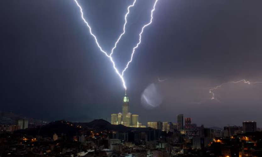 Chance of rain with thunder and lightning in Saudi Arabia till Sunday