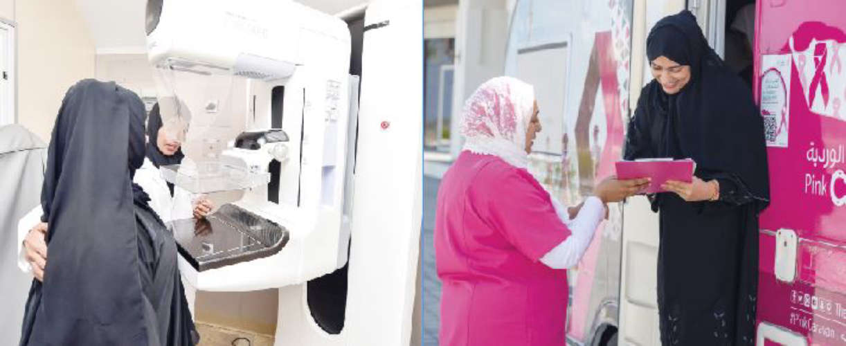 Pink Caravan Campaign Breast Cancer and Mammogram Screening in October