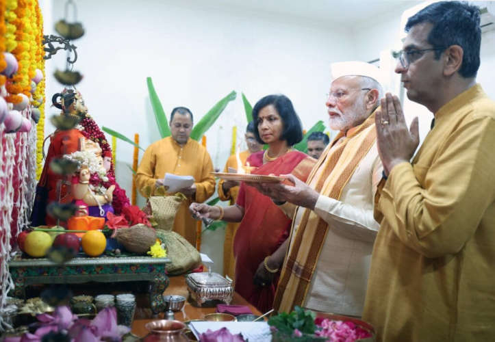 Indira Jaising Criticizes CJI DY Chandrachud for Attending Ganesh Puja with PM Modi