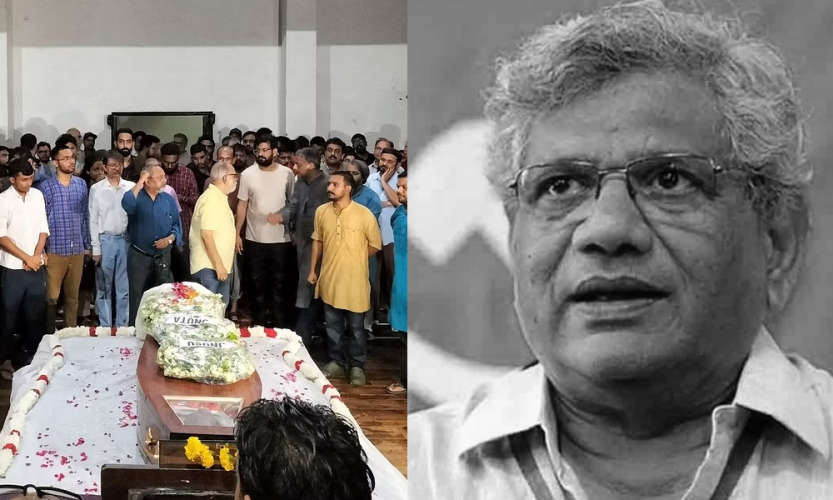 India will bid farewell to CPIM General Secretary Sitaram Yechury today