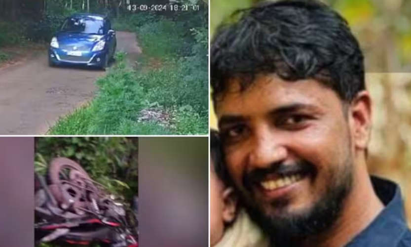 bike rider hit by car died kannur