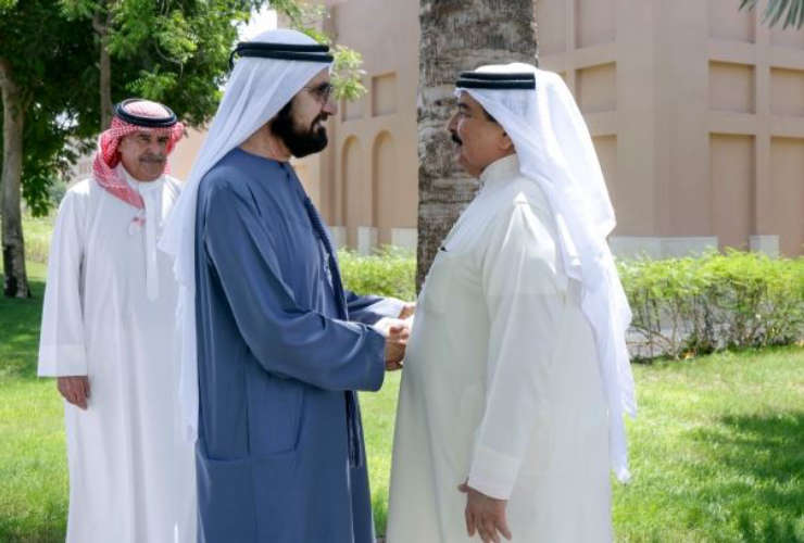 Ruler of Dubai meets King of Bahrain