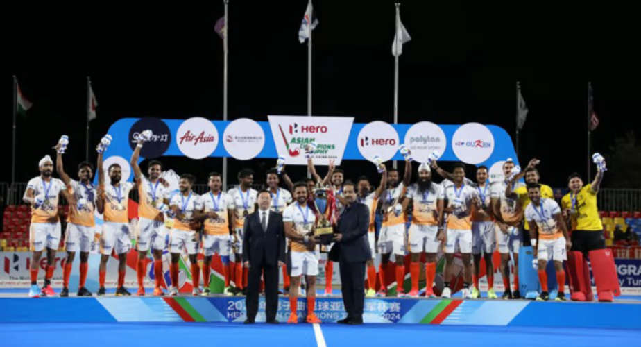 India won the second consecutive Asian Champions Trophy hockey title