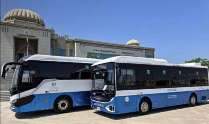 Electric bus service starts in Sharjah