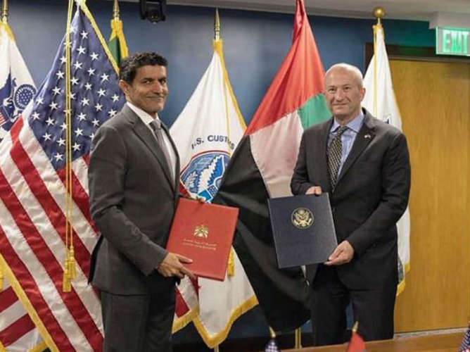 The UAE and the United States signed a customs cooperation agreement