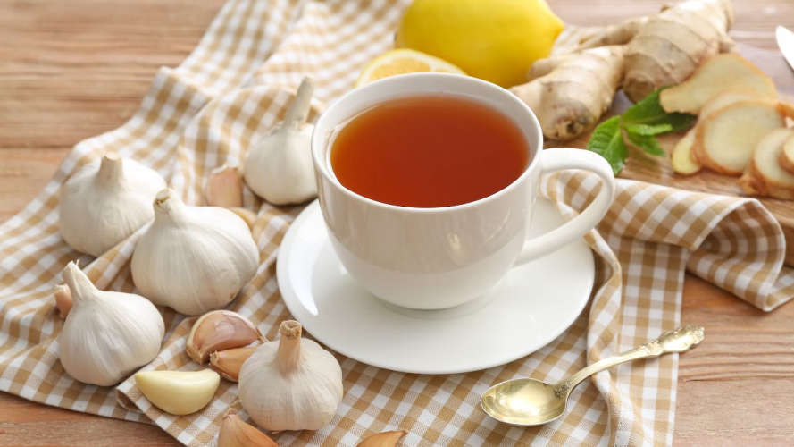 garlic tea recipe