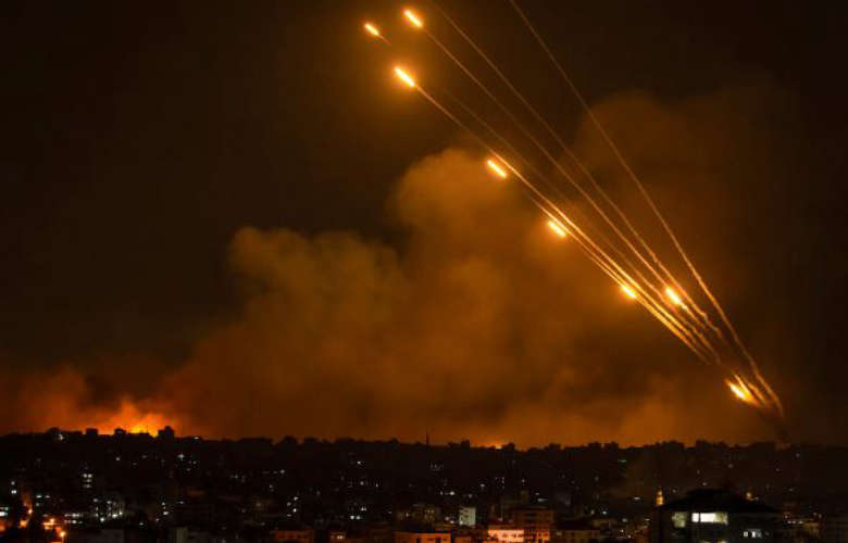 Gaza Children Celebrate as Iran Launches Missile Strikes Against Israel