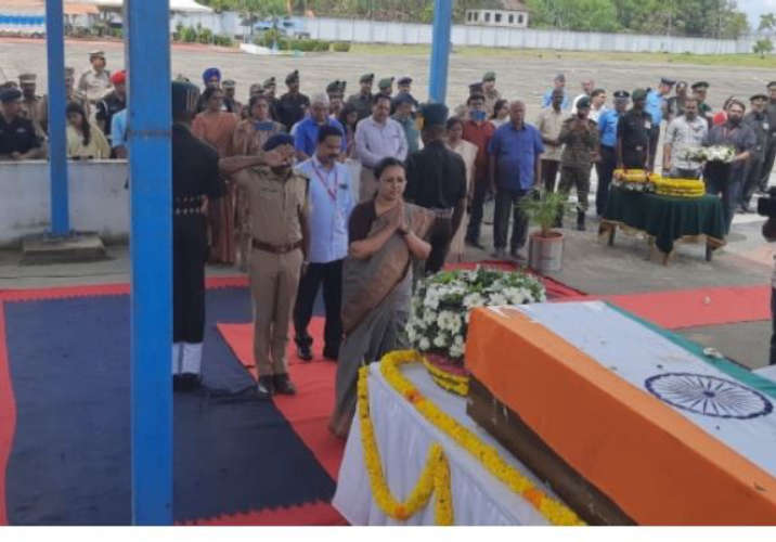 Body of Soldier Thomas Cheriyan Arrives in Thiruvananthapuram