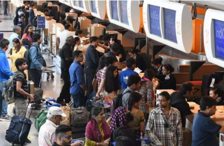 Technical Glitch Disrupts IndiGo Flight Services Passengers Stranded