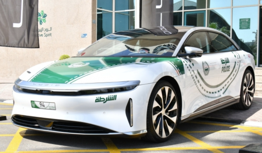 Lucid Air Grand Touring to the Dubai Police fleet