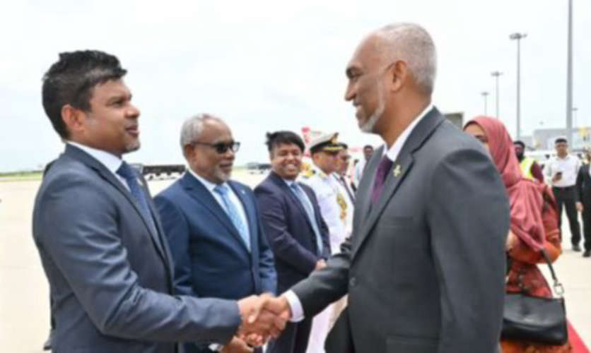 Maldives President Mohammed Muiz Arrives in India for 5-Day Visit