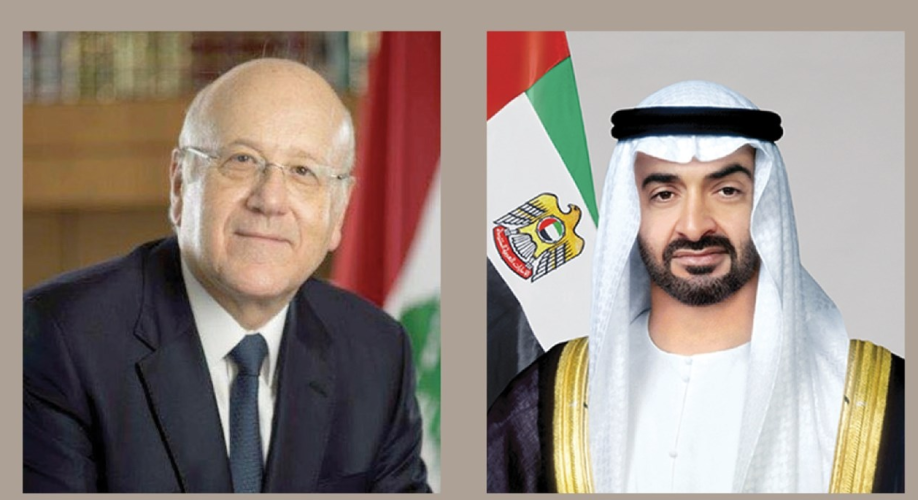 Lebanon Prime Minister thanked the UAE President