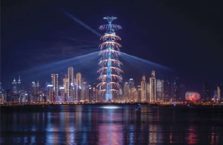 Fireworks at Burj Khalifa chance to see