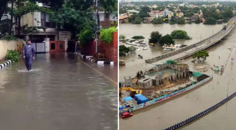 Chennai Faces Major Disruptions as Heavy Rains Cause Flooding Schools Closed