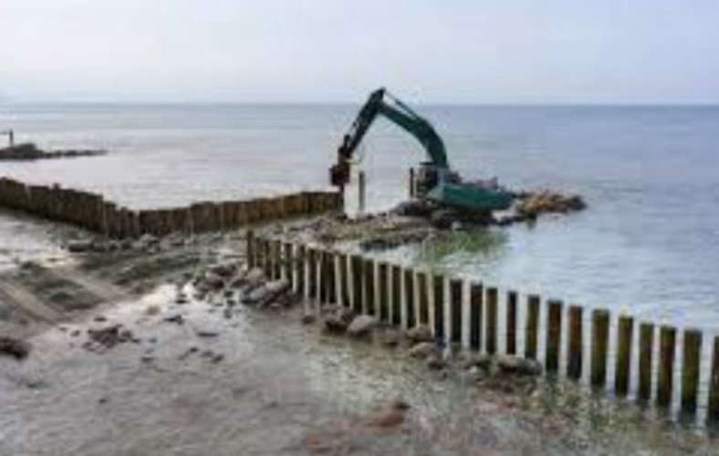 Exemption for construction works on sea and lagoon shores