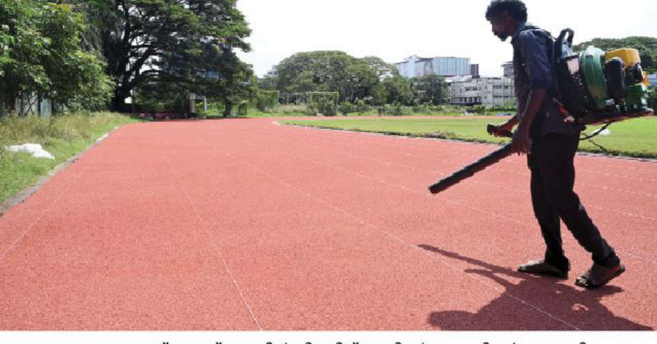 State School Sports Festival Preparations in progress