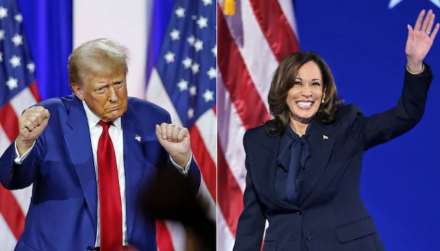 Kamala and Trump are together in the American presidential election